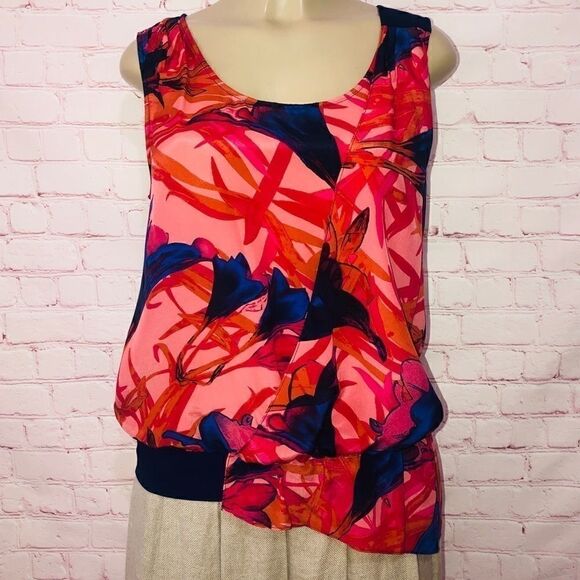 Leifsdottir Anthropologie Malva Floral print top - Picture 2 of 8